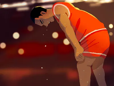 Character Illustration art basketball branding creative design illustration inspiration sports