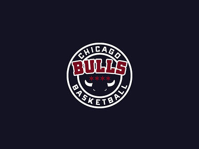 30DaysofLogos Challenge Day 11 - Basketball Team 30daysoflogos basketball branding bulls chicago chicago bulls design logo team