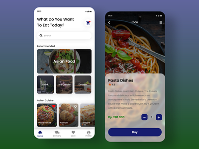 DailyUI 043 : Food/Drink Menu apps daily ui dailyui design app design inspiration food and drink food app mobile apps ui ux design uidesign user interface design web design