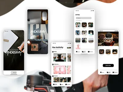 Vendor Andespay Project app mobile mobile design photographer photography ui vendor