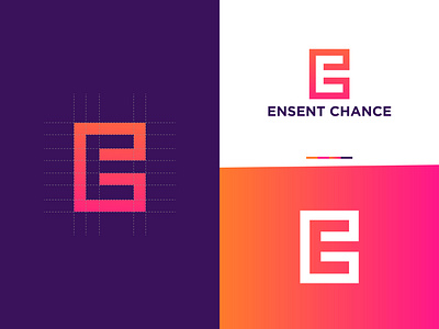 EC Logo Design branding c logo coloring logo creative logo design ec logo gradient grid logo gradient logo grid logo icon illustration logo logodesign logotype minimal vector wordmark logo