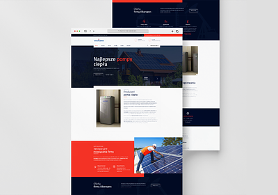 Vikerson - website for heat pump manufacturer ☀️ design graphic design ui user experience user interface ux web design web development
