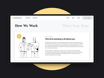 Prometheus — How We Work app branding clean creative design logo minimal ui ux website