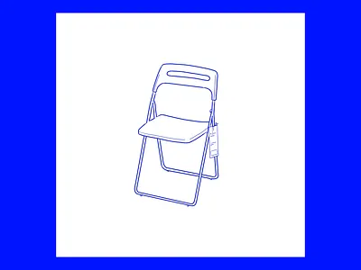 Bernie Chair adobe illustrator design illustration minimal procreate vector