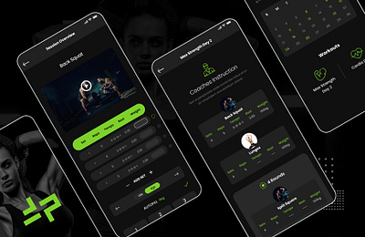 gym app design gym app ui design ui ux