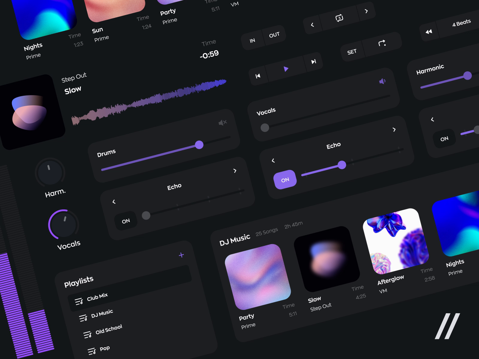 DJ Mixer App by Daria Kravets for Purrweb UI/UX Agency on Dribbble