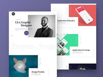 Portfolio website: landing page branding design landing page logo minimal portfolio portfolio site typography ui ux web web design webdesign website white