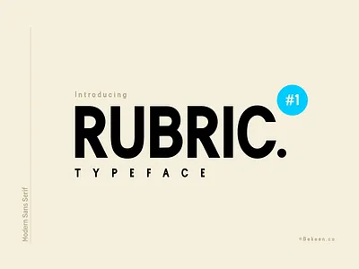 Rubric Sans Serif Font barbershop bold classic coffee display font fashion food gentleman font headline logo font magazine men style minimal minimalist retro sans serif sports strong vintage website