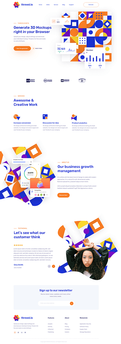 threed.io app ui art direction brand design kit brand identity dribbble dribbble best shot interaction design product design ui design ux design
