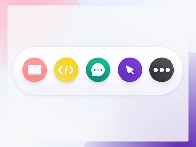 Workflow #1: Entrypoints 3d blur branding color colorful daily ui design elegant email icons illustration layer blur pictogram platform product sms ui ux web workflow