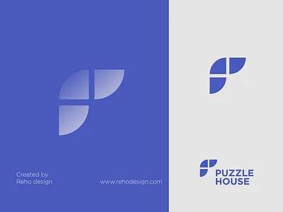 Puzzle House agency logo brand brand identity branding branding design business colorful design company construction logo corporate identity enterpreneur fresh design graphic design logo minimalist puzzle house restaurant logo shop startup vector