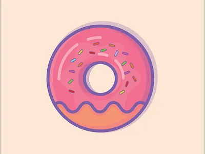 Donut - Illustration 01 flatdesign illustration illustration art illustrator