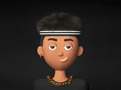 3D Character Chico 3d 3d art 3d illustration 3dart 3dcharacter character character design cunning emotions hairstyle illustration man street style urban urban design