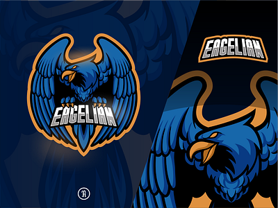 eagelian art blue character csgo design dota2 eagle esport game gamer hawk illustration logo mascot sport streamer streamers team twitch vector