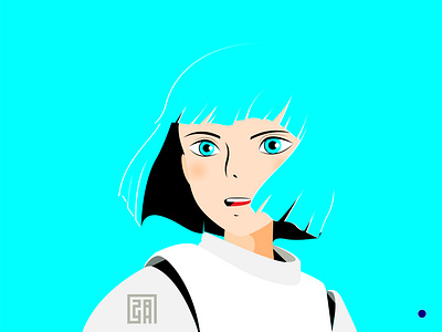 "HAKU" Spirited Away (2001) adobe illustrator ai animation animecharacter art artwork character flat graphic illustration illustrator minimal vector vectorart