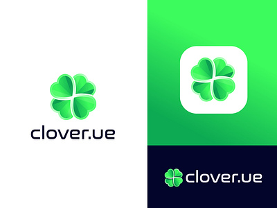 Branding Logo Design clover.ue arrow logo branding clover clover logo creative logo design design concept designinspiration icon identity illustration logo logomark lucky lucky charms minimal negative space logo typography vector