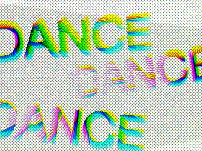 DANCE DANCE DANCE designs graphicdesign mrchildren typo typogaphy typography typography art typography design