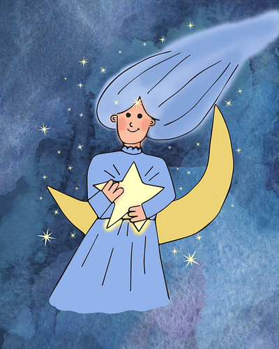 Stargirl Character Design character character art character concept character design character illustration characterdesign characters drawing girl character girl illustration illustraion illustration illustration art illustration design illustration design art web illustration digital illustrations illustrator watercolor