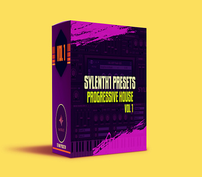 SYLENTH1 PRESETS - PROGRESSIVE HOUSE (Cover) branding design icon illustration logo typography web