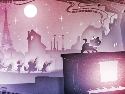 Aristocats 2d aftereffects design illustration vector