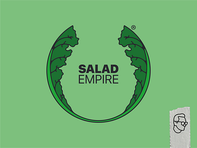 Salad Empire branding design empire illustrator logo salad salads