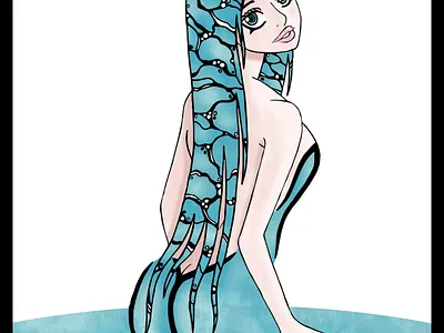 Hydro Girl artwork design digital digital art digital artwork digital illustration digital painting illustration original character woman woman illustration