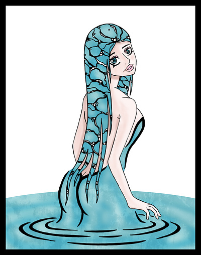 Hydro Girl artwork design digital digital art digital artwork digital illustration digital painting illustration original character woman woman illustration