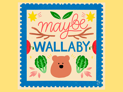 May be a wallaby handlettering ipadlettering procreate procreatelettering