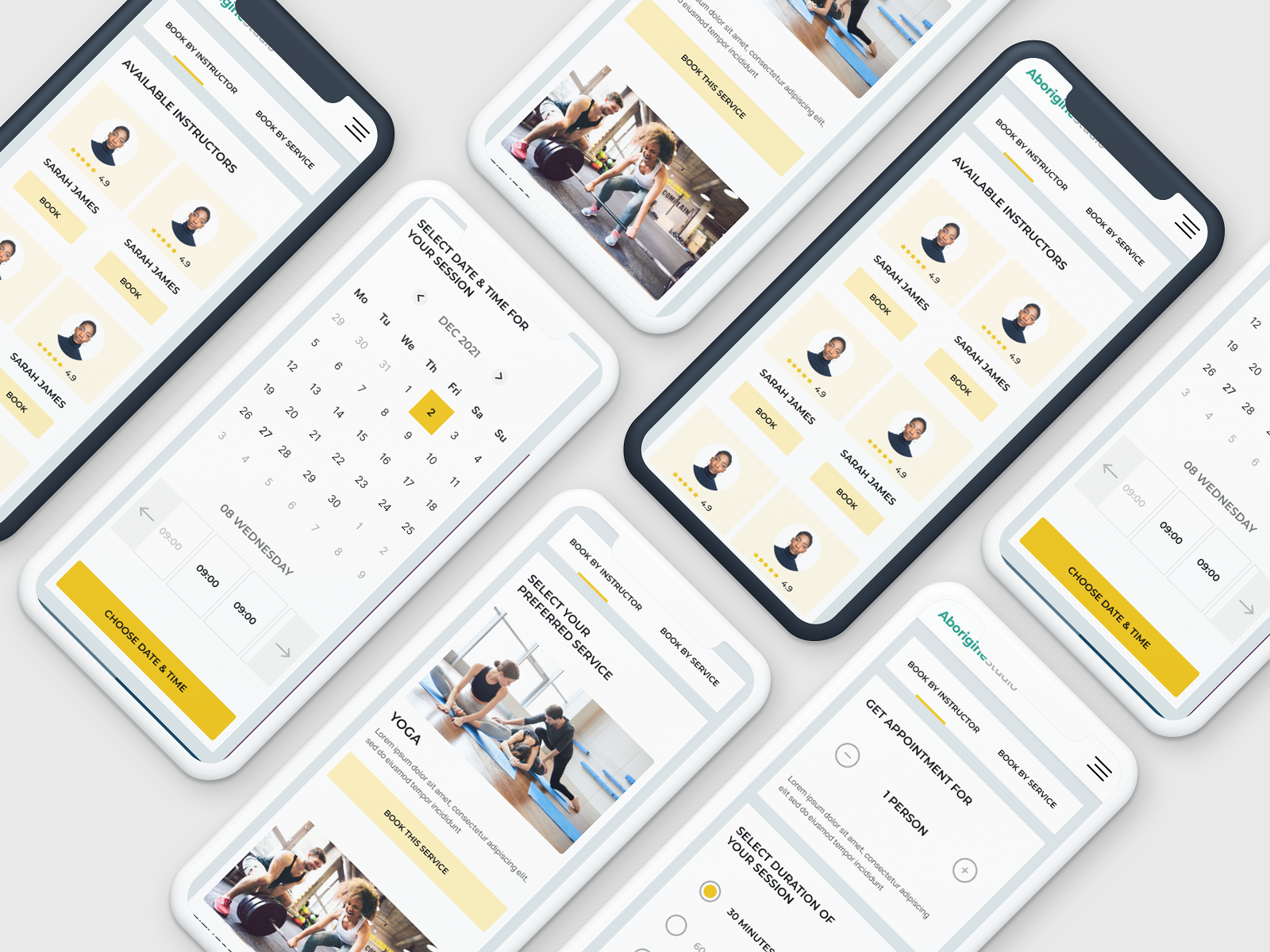 Example of Web/Mobile App Design