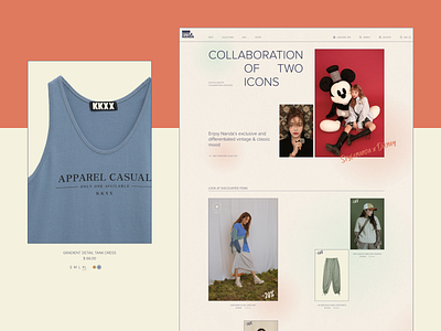 STYLENANDA® — Online Store design e commerce interaction design korean minimal online store redesign shop typography ui uiux ux web webdesign
