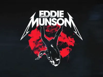 Eddie Munson Tribute Design apparel design eddie eddie munson hellfire hellfire club master of puppets merch metal metallica netflix satanic shirt strangerthings strangerthings4 vintage