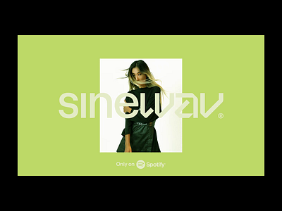 Sinewav® - Spotify Playlist Identity apple music brand identity branding color logo design music playlist spotify tidal typography
