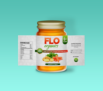 flo organic brand branding design flyer flyer design graphic design illustration pack package package design packagedesign packaging packaging design