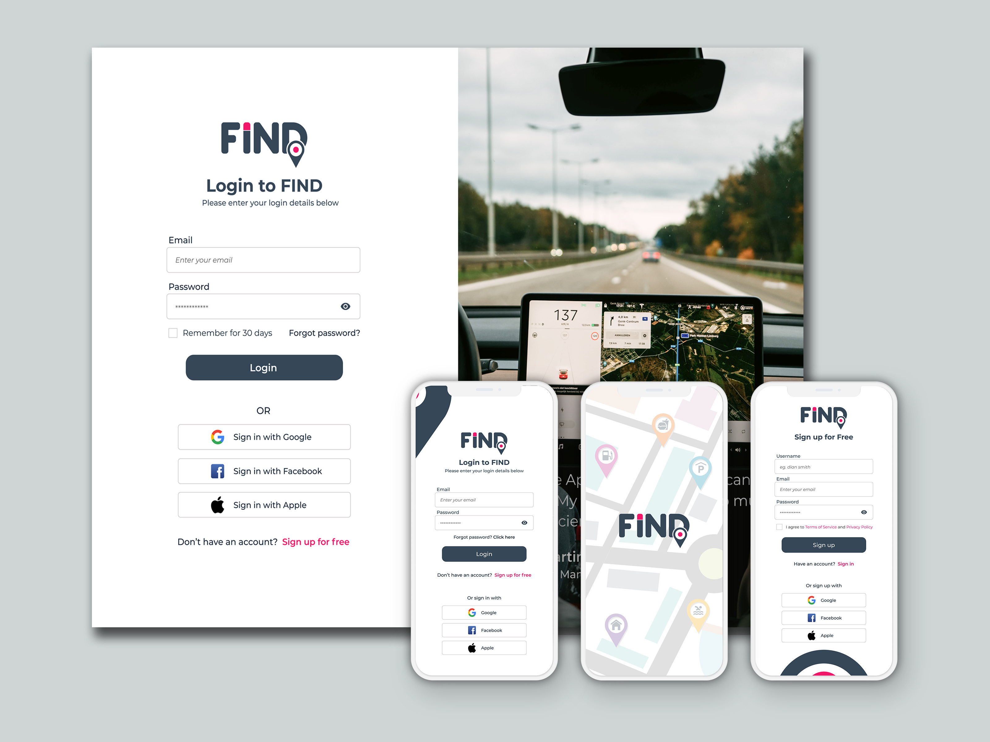Sign up / Login page :: Daily UI001 dailyui 001 dailyui001 login page mobile mobile design product design sign up page ui ui design web web design