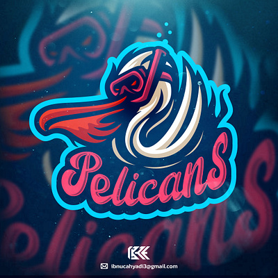 Pelicans Logo birds logo logo design logo designer logo esport logos mascotlogo pelican vector pelican