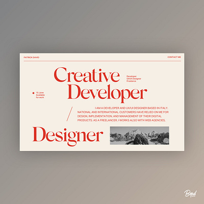 My new Portfolio - Mood Exploration clean design minimal portfolio portfolio design typography ui web web design website