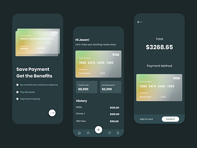 DailyUI Challenge 002: Credit Card design ui ux web