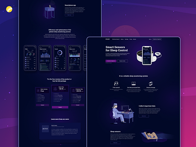 Heart rate monitor alerts cardio clinics dashboad design design app disease heart monitoring patient app platform design quality control recovery remote sleep track status tool ui ux website design