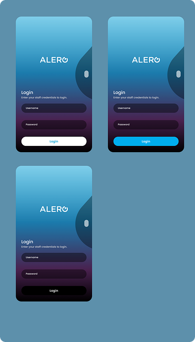 Mobile app login bank app banking cyan gradient login mobile app mobile ui