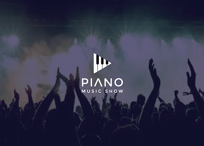 Piano music logo brand identity branding business instrument logo music piano play