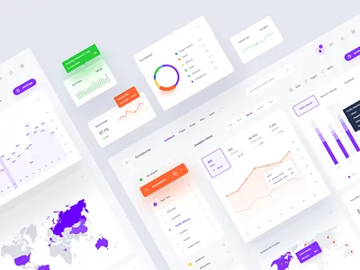 Web Stat Cards and Templates adobe xd dashboad interface product design symbols template ui ui kit web web design web ui webdesign