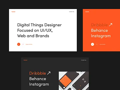 Update clean design landing layout minimal minimalism simple web webdesign website