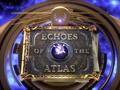 Path of Exile Atlas 3d atlas blender book c4d cinema4d concept art game art gaming map maven mmo mmorpg nebulas octane orb path of exile poe space texturing