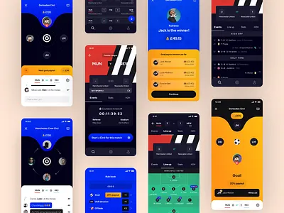 Circl. - Social Sports Betting App app betting branding design logo sports ui