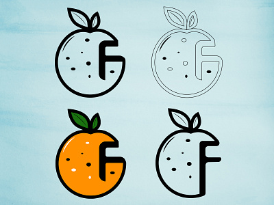 cheap fruit logo concept design flat illustrator logo logodesign minimal