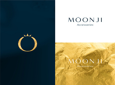 MOONJI JEWELRY branding design design logo