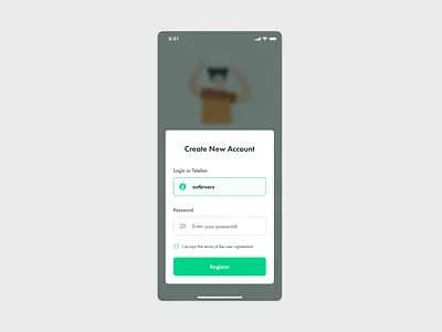 Create New - Daily UI #90 brand identity branding daily 100 challenge daily ui dailyui dailyui090 dailyuichallenge dizzarro design form music registration registration form ui