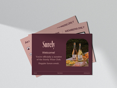 Wine Welcome Card drink graphic design postcard print wine