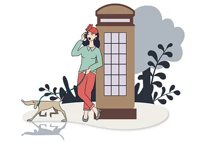 graphics for a web design project / avatar avatar communication graphicdesign illustration language school webdesign website