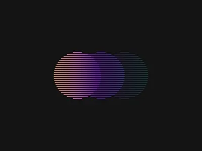 Intersection abstract abstract logo gradient icon illustration illustrator minimal ui uiux vector
